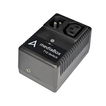 Frontansicht mediaBox T12-Switch Kaltgeräte